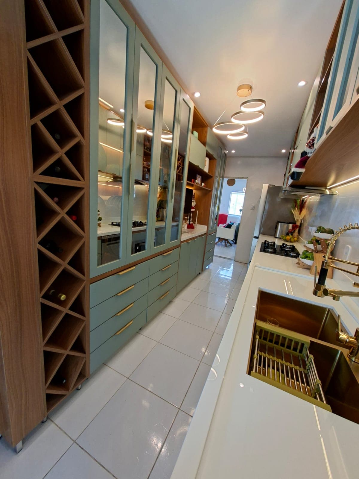 Cozinha Galeria Verde Jade